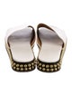 Chloé Leather Studded Accents Slides
