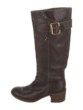 Chloé Leather Riding Boots