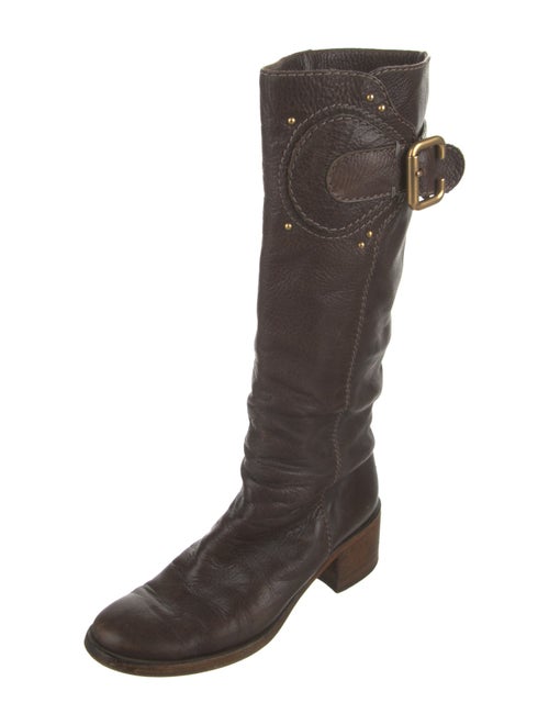 Chloé Leather Riding Boots