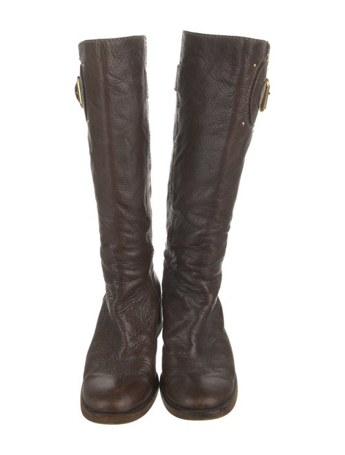 Chloé Leather Riding Boots