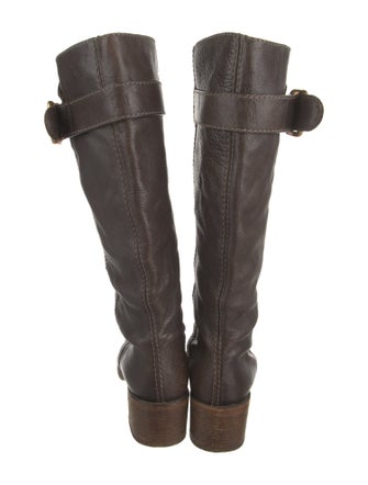Chloé Leather Riding Boots