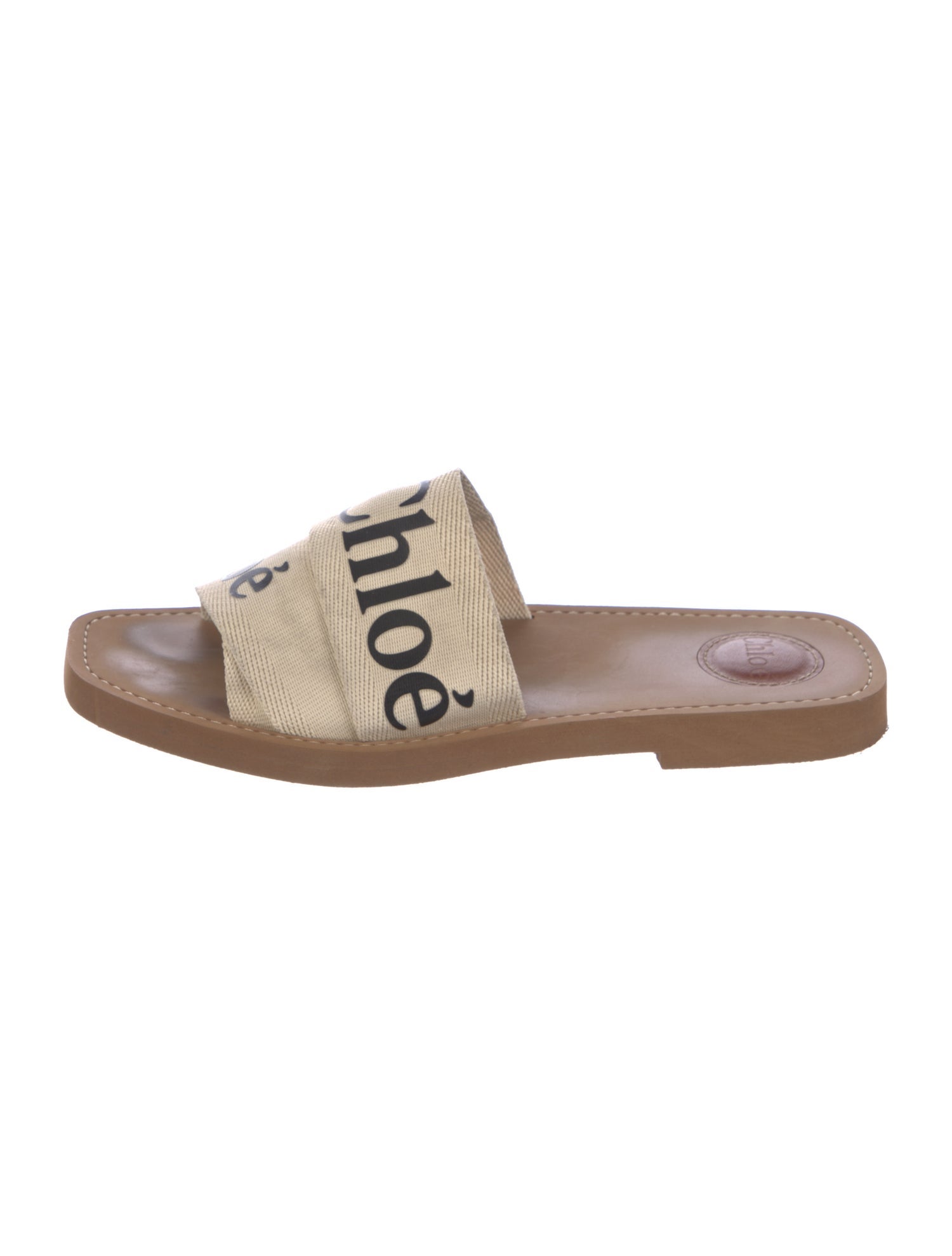 Chloé Canvas Printed Slides