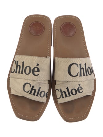 Chloé Canvas Printed Slides