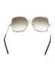 Chloé Oversize Gradient Sunglasses