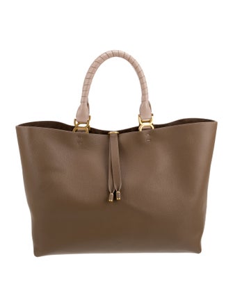 Chloé Leather Marcie leather tote bag Small