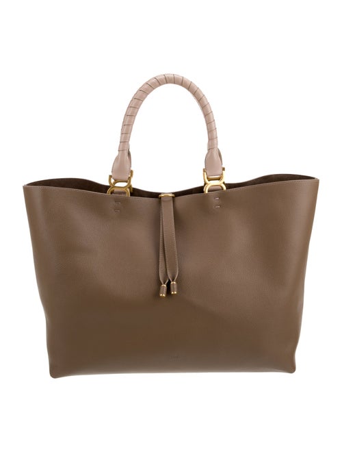 Chloé Leather Marcie leather tote bag Small