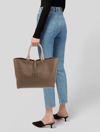 Chloé Leather Marcie leather tote bag Small