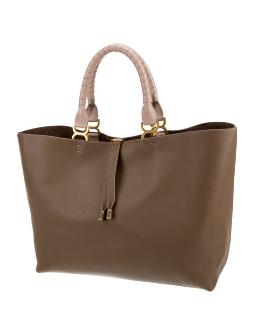 Chloé Leather Marcie leather tote bag Small