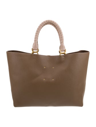 Chloé Leather Marcie leather tote bag Small