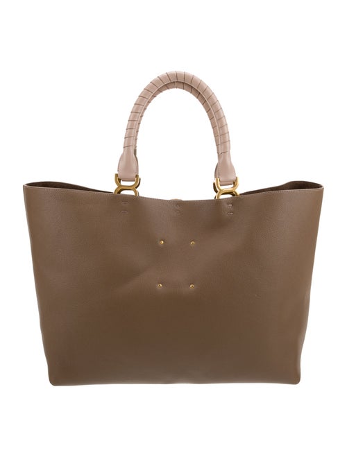 Chloé Leather Marcie leather tote bag Small
