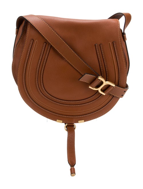 Chloé Leather Marcie Saddle Bag Small
