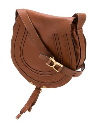 Chloé Leather Marcie Saddle Bag Small