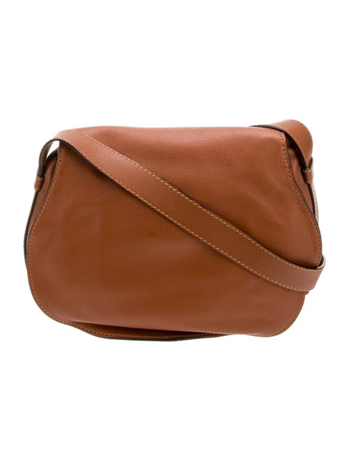 Chloé Leather Marcie Saddle Bag Small