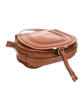 Chloé Leather Marcie Saddle Bag Small
