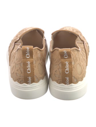 Chloé Lace Scalloped Accent Sneakers