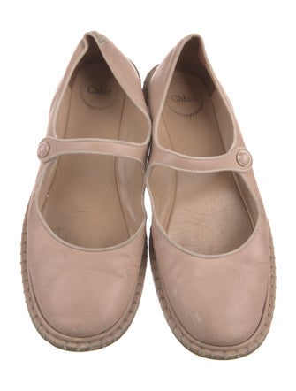 Chloé Leather Mary Jane Flats