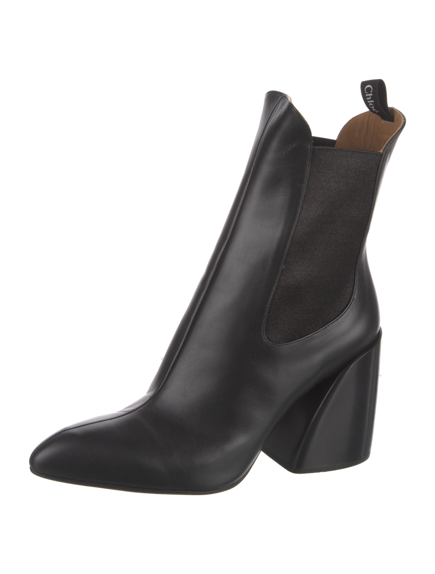 Chloé Leather Chelsea Boots