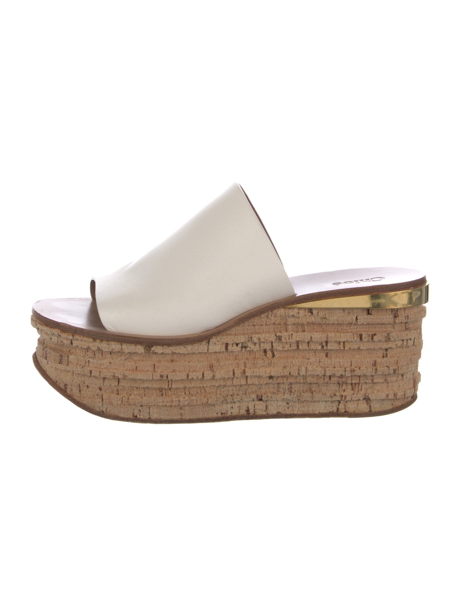 Chloé Leather Slides