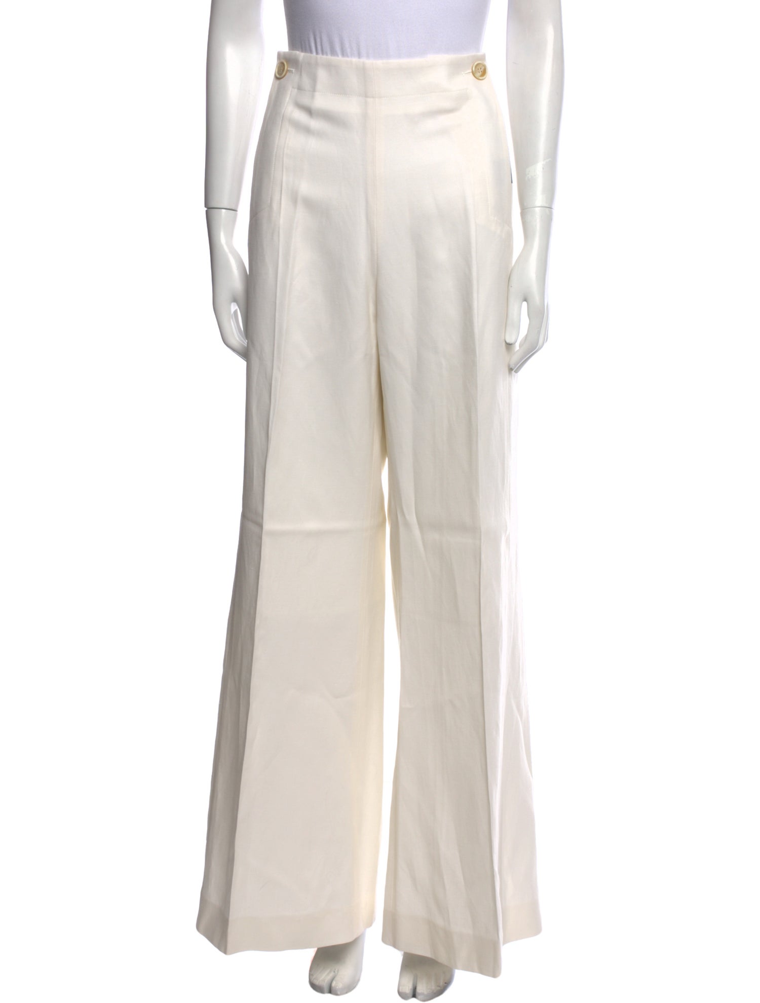 Chloé Virgin Wool Wide Leg Pants