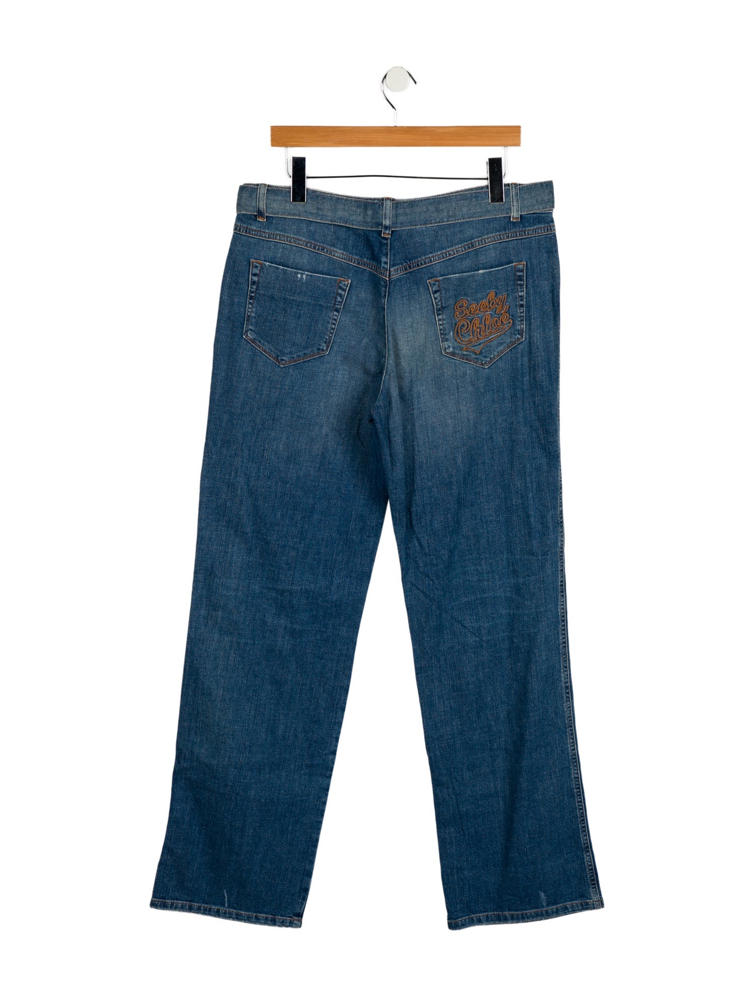 See by Chloé Mid-Rise Wide Leg Jeans