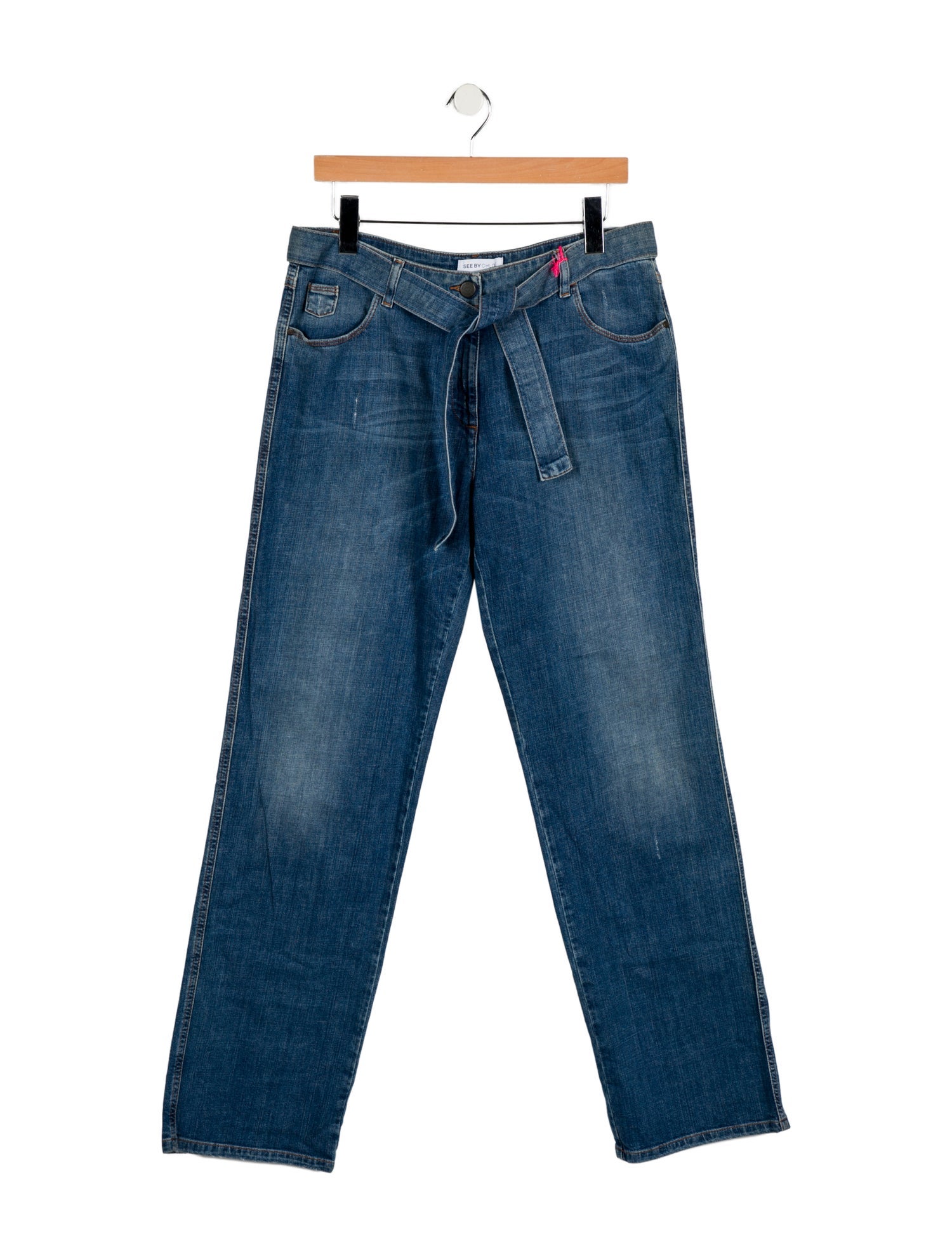 See by Chloé Mid-Rise Wide Leg Jeans