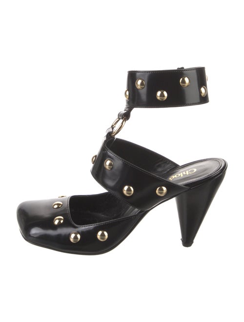 Chloé Leather T-Strap Pumps