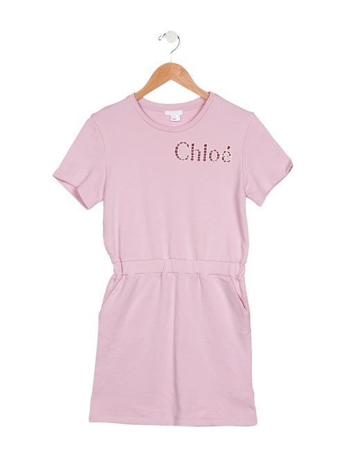 Chloé Girls' Short Sleeve Dress
