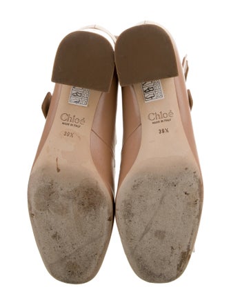 Chloé Leather Colorblock Pattern Lace-Up Boots