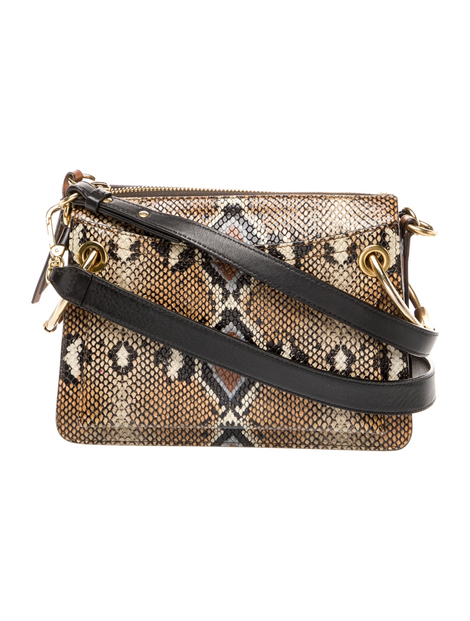 Chloé Embossed Leather Top Handle Bag