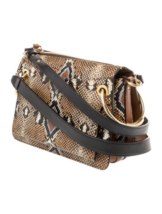 Chloé Embossed Leather Top Handle Bag