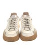Chloé Leather Scalloped Accent Sneakers