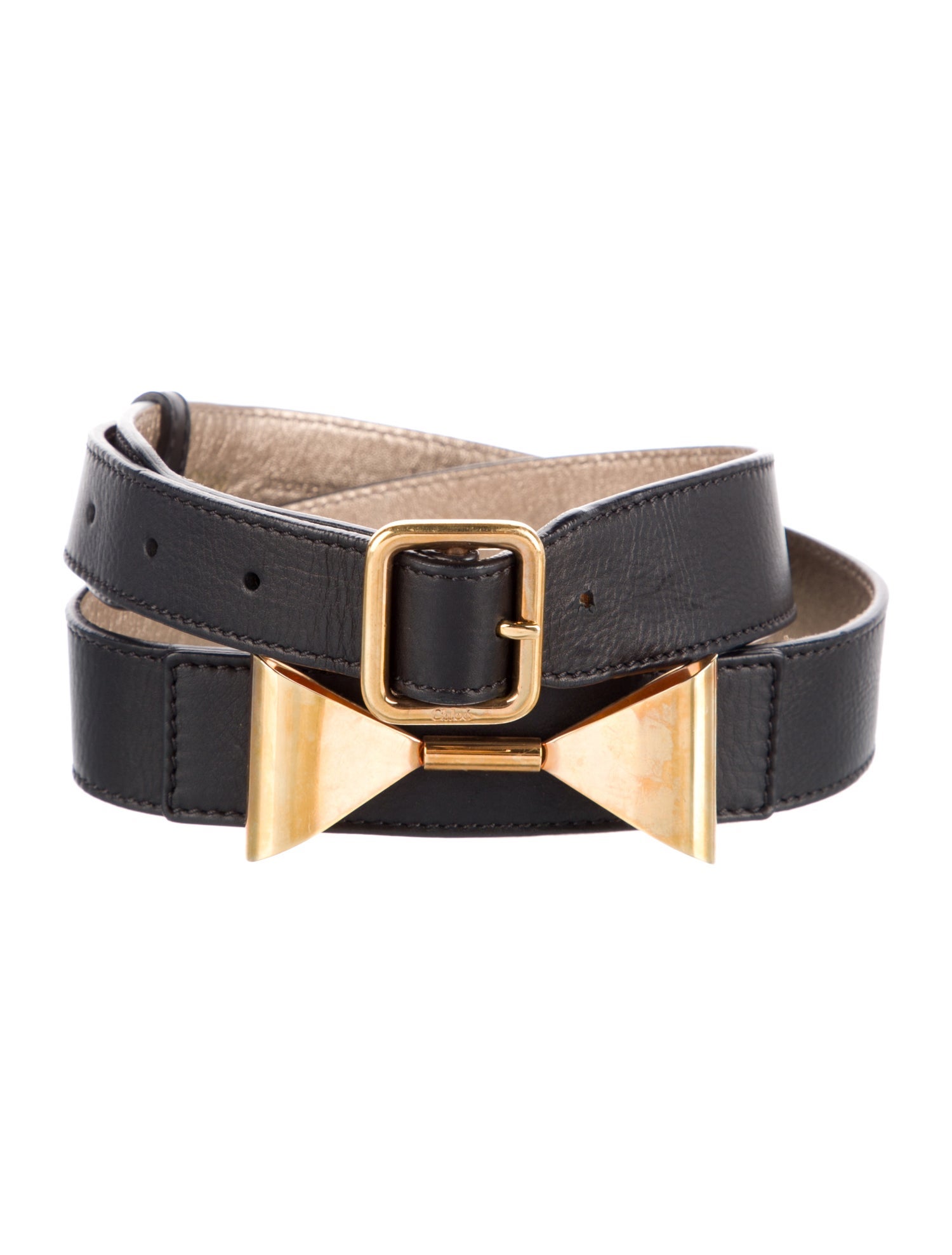 Chloé Skinny Leather Waist Belt