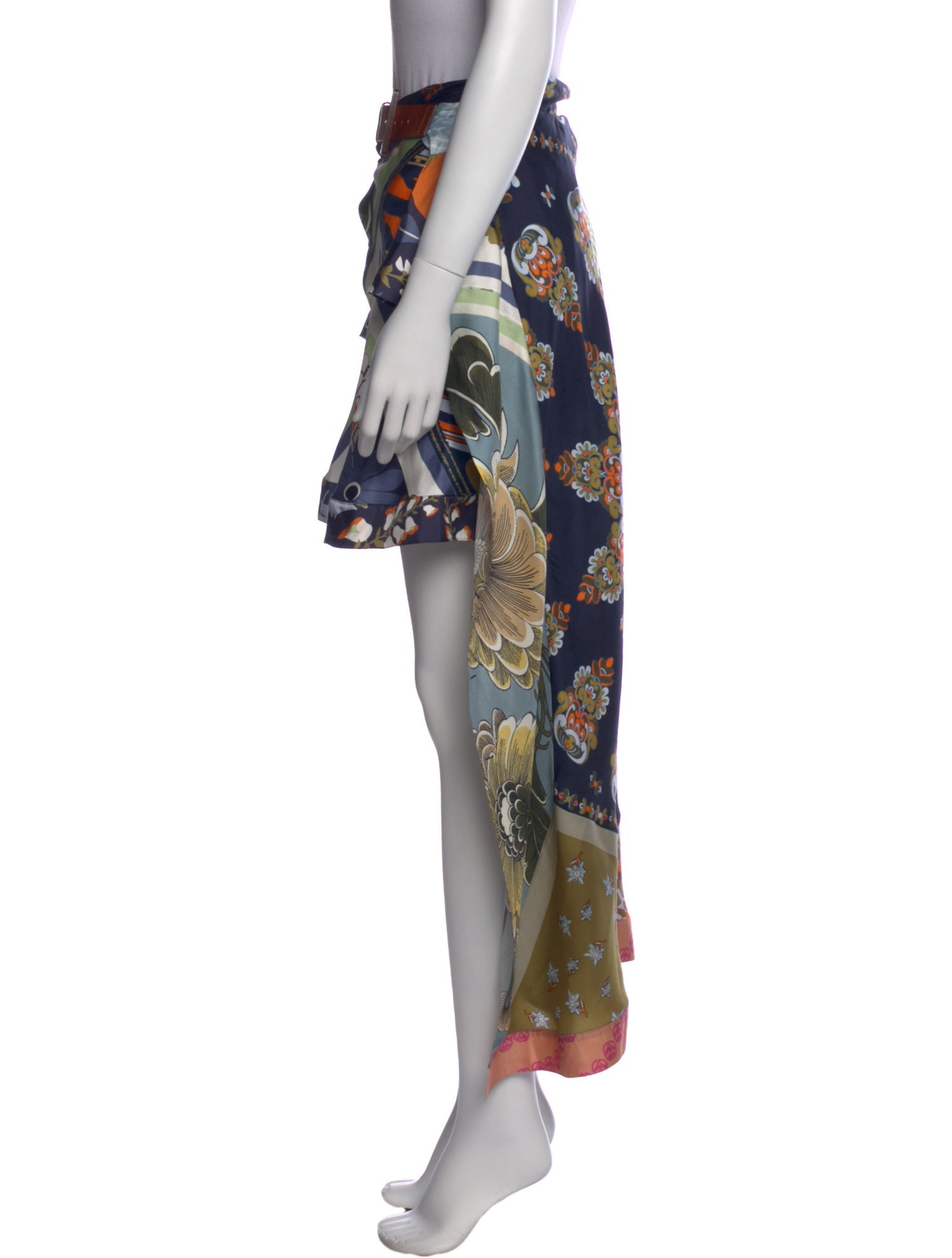 Chloé Silk Long Skirt