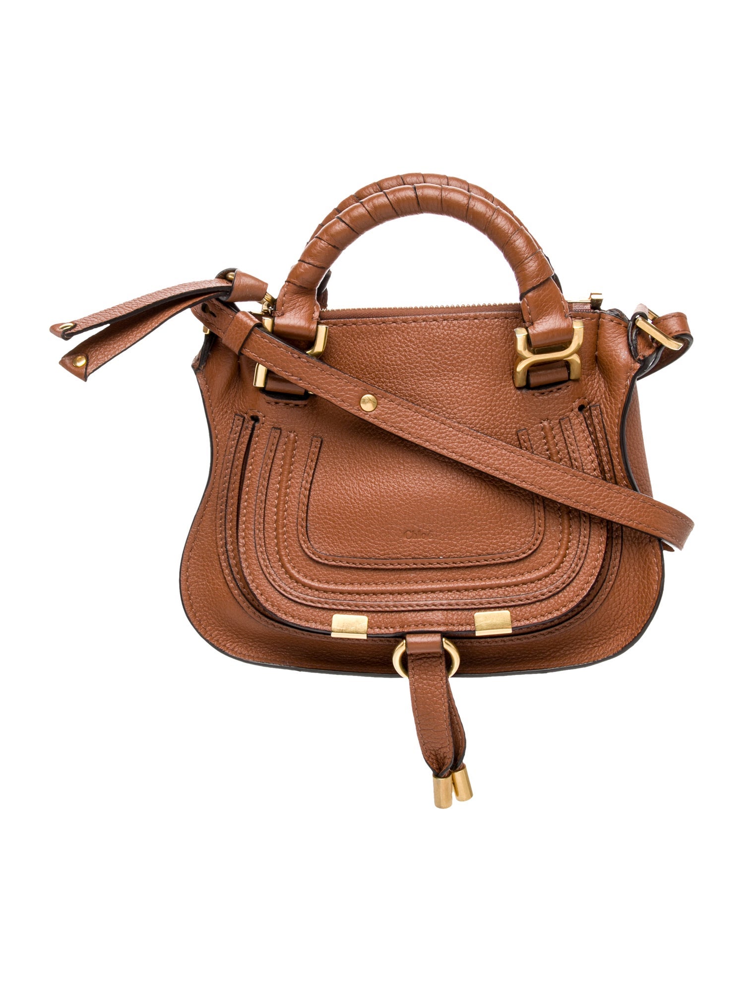 Chloé Leather Marcie Double Carry Mini