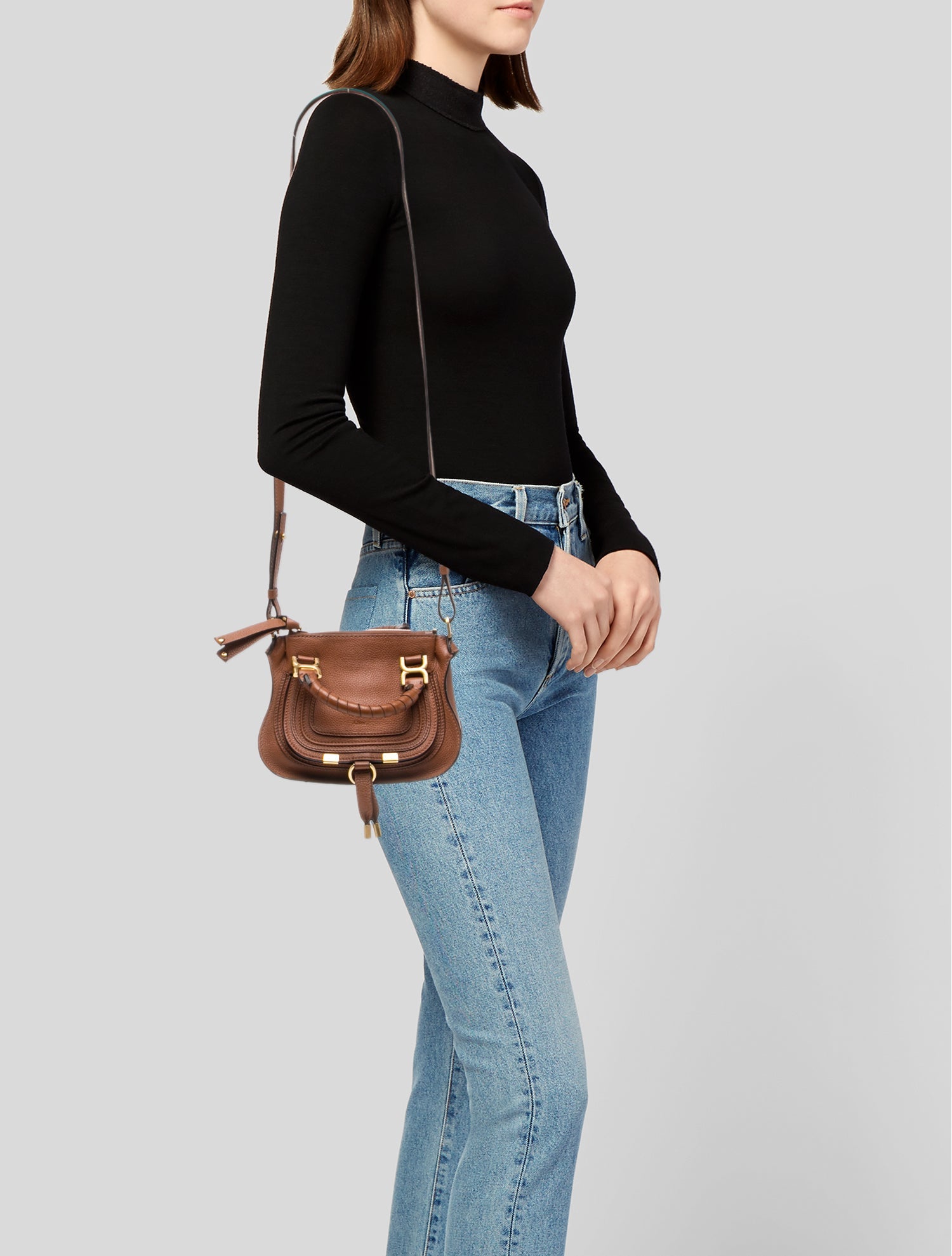 Chloé Leather Marcie Double Carry Mini