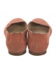 Chloé Suede Scalloped Accent Ballet Flats