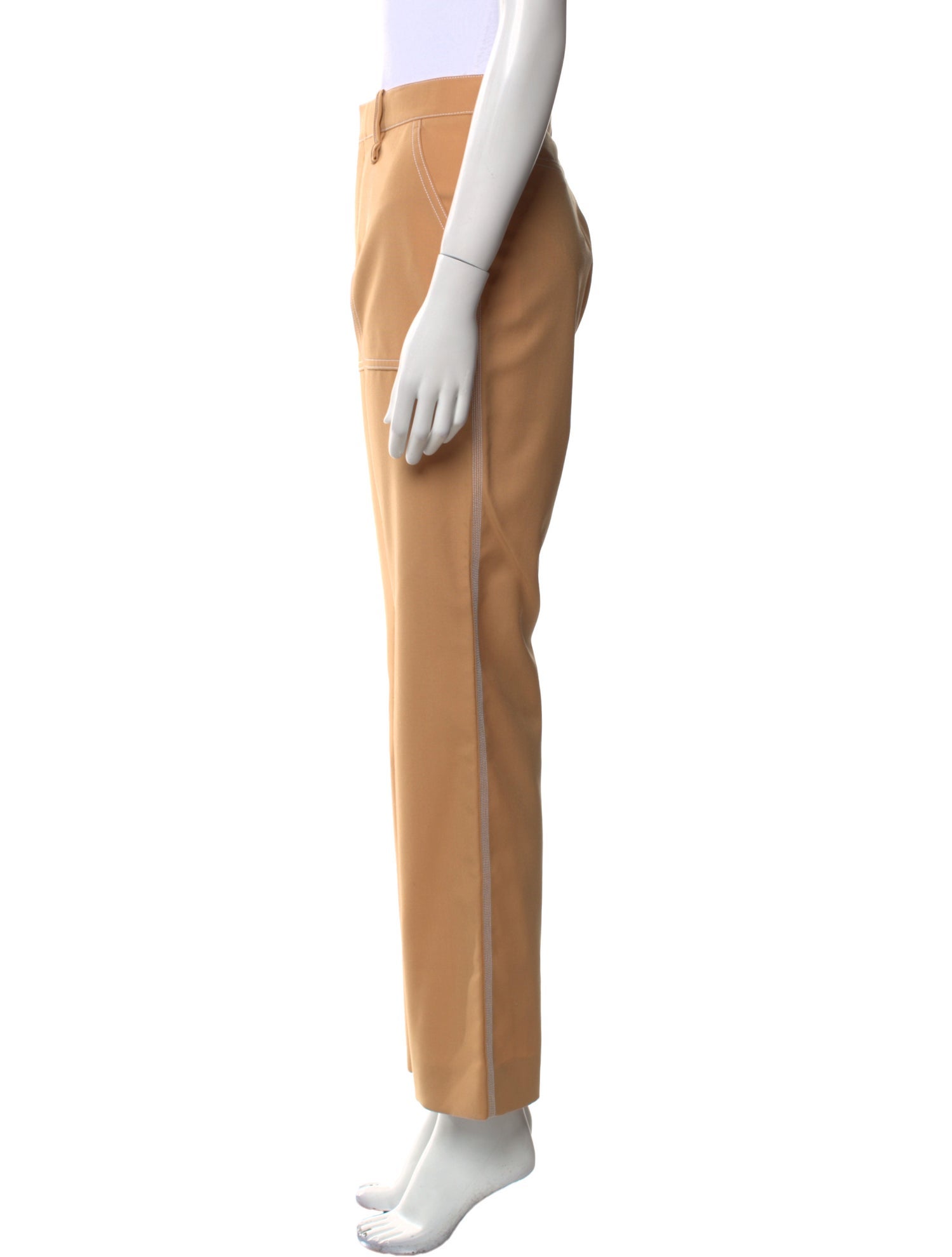 Chloé Silk Straight Leg Pants