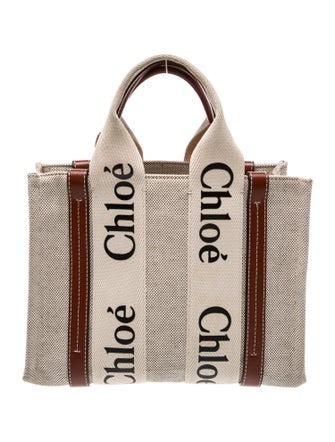 Chloé Canvas Woody Small
