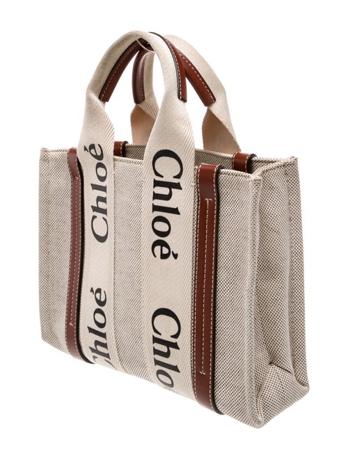 Chloé Canvas Woody Small