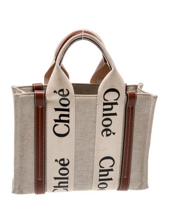 Chloé Canvas Woody Small