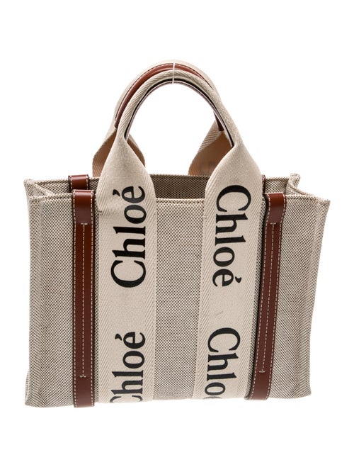 Chloé Canvas Woody Small