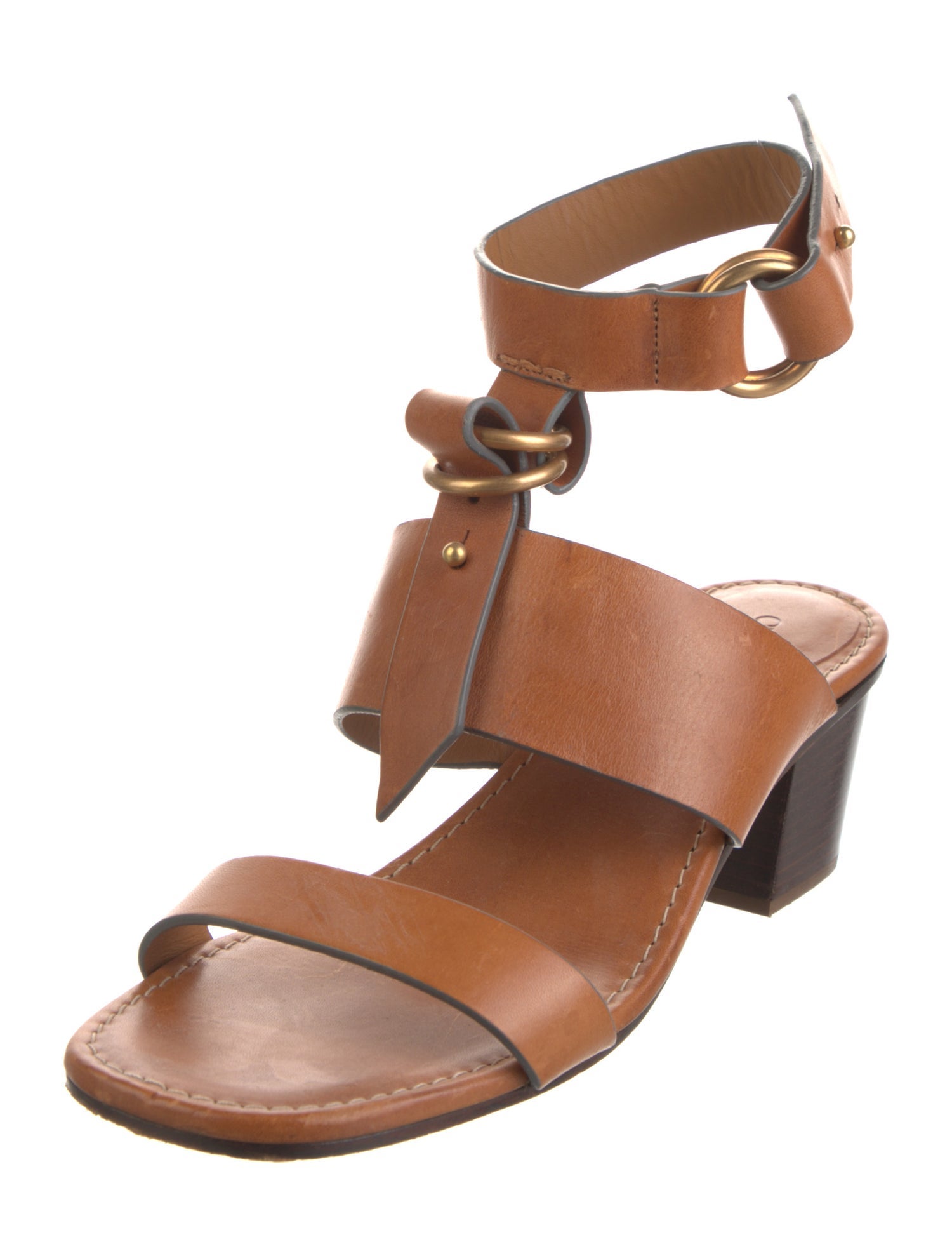 Chloé Leather Gladiator Sandals