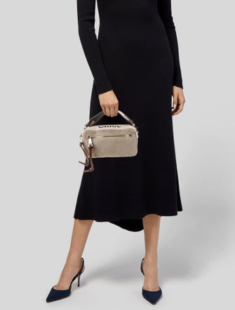 Chloé Canvas Top Handle Bag