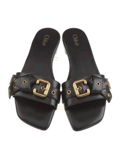 Chloé Leather Slides