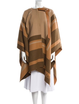 Chloé Virgin Wool Striped Coat