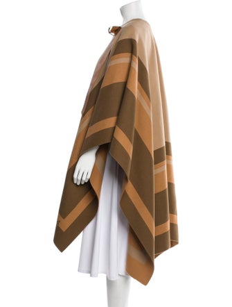 Chloé Virgin Wool Striped Coat
