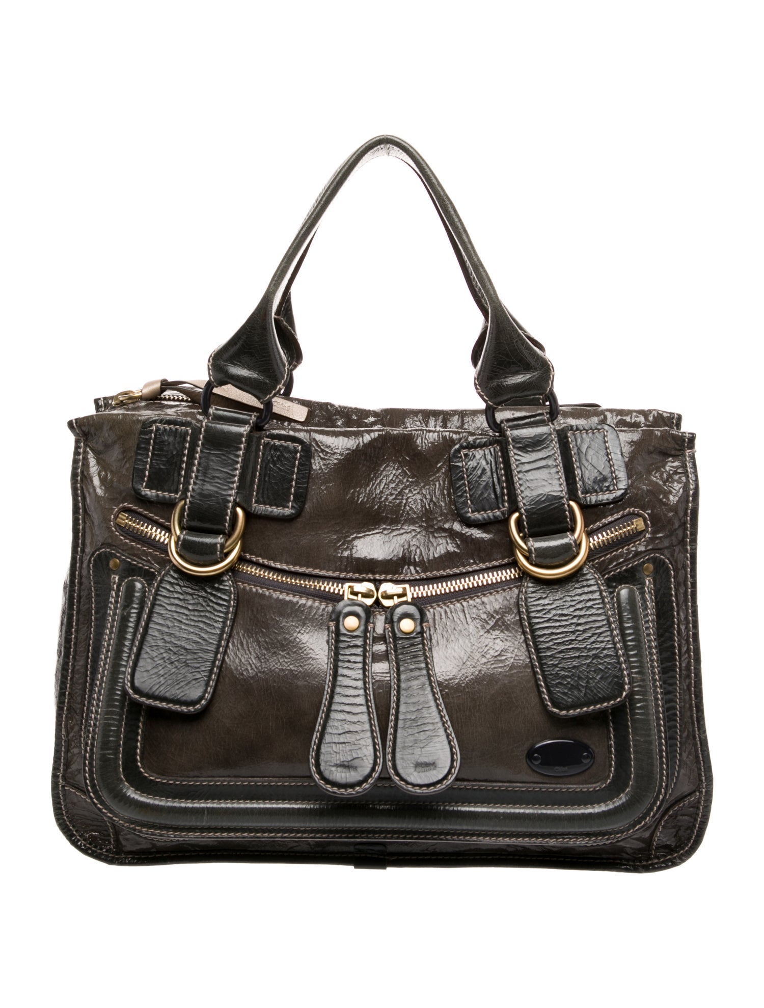 Chloé Leather Top Handle Bag