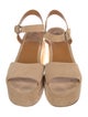 Chloé Suede Cutout Accent Sandals
