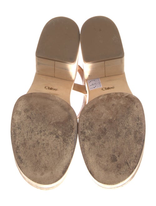 Chloé Suede Cutout Accent Sandals