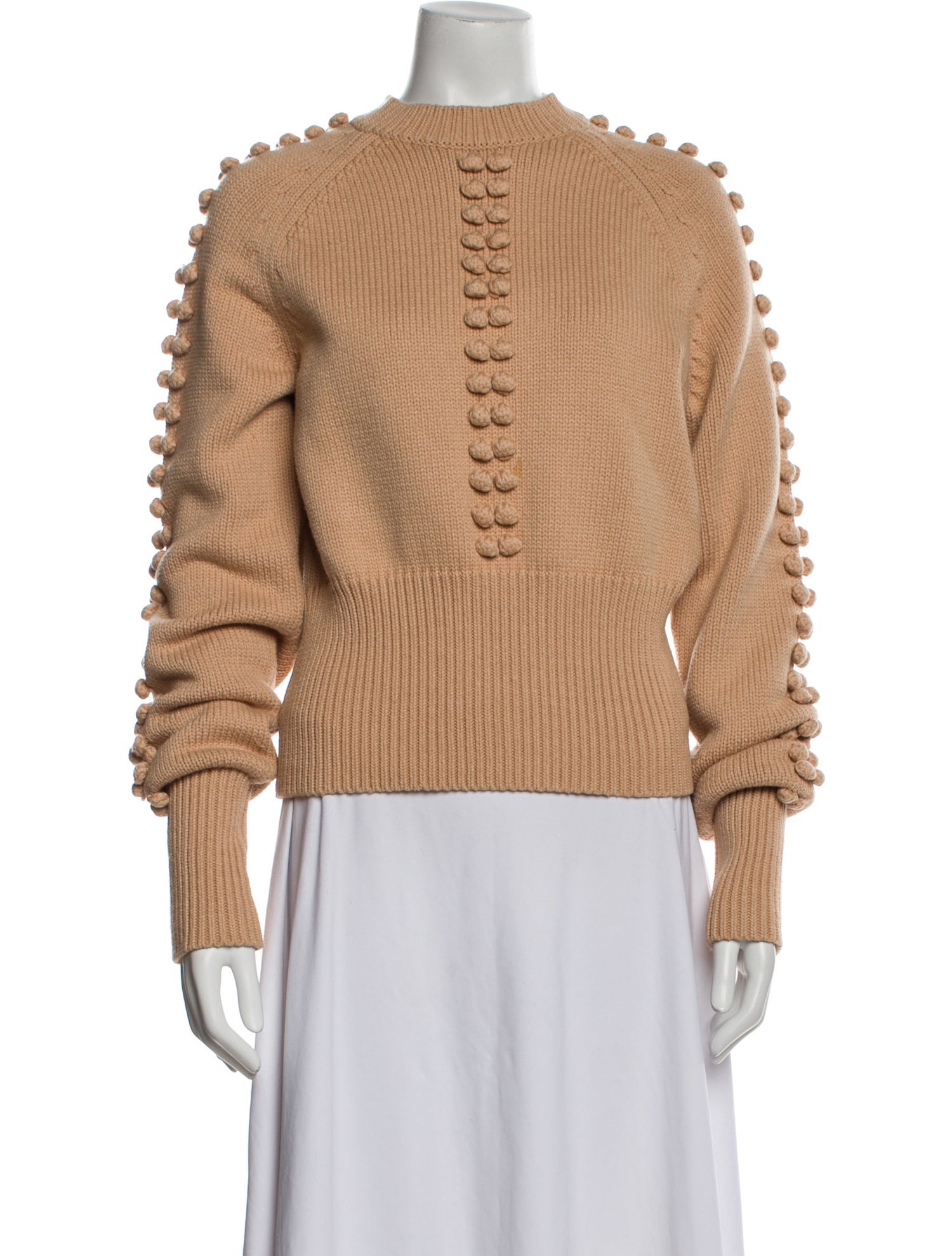 Chloé Nylon Mock Neck Sweater